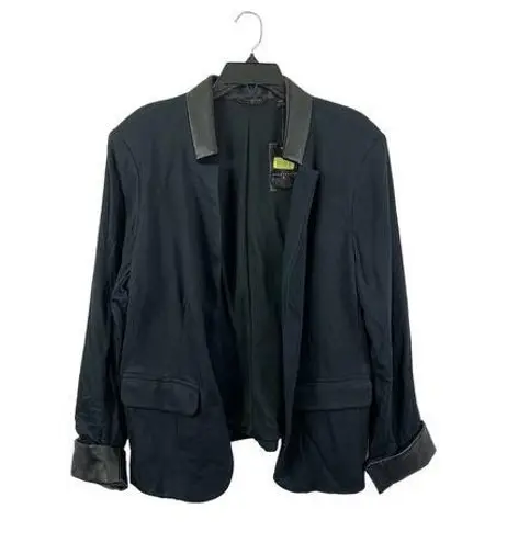 Investments II Women's Black Casual Blazer Top