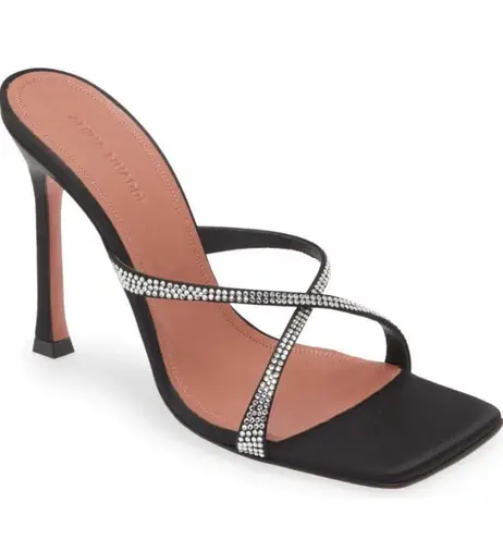 Amina Muaddi Adriana Crystal Slide Sandal size 41.5