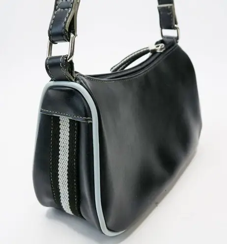 Vintage Y2K Black & Light Blue Mini Shoulder Bag Purse