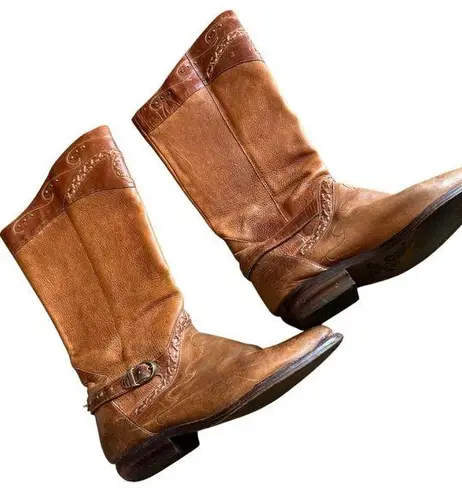 Women’s size 8M Circle S Brand Brown Boots. Made in Brazil.