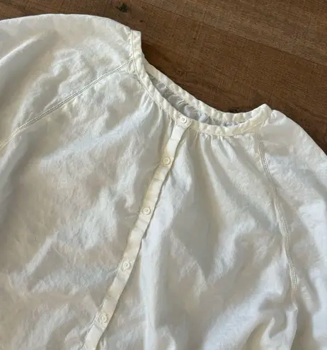 Outerknown button down 100% cotton blouse