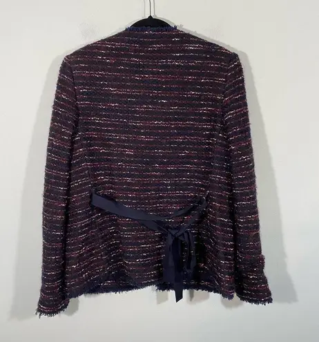 LK Bennett LK Bennet London Women's Navy & Red Tweed Elaine Blazer Size 8