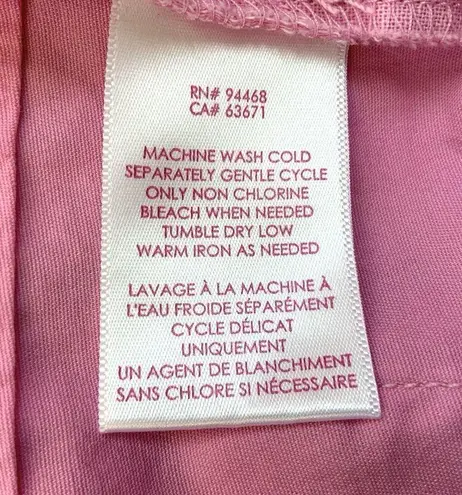 Stella Parker Women's Stylish Belted Short w/ Printed Waist Scarf Pink Size 12