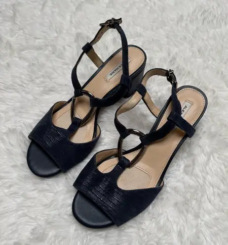 Alex Marie Navy Blue Darlena Sandals Size 6.5