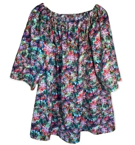 Handmade Homemade Floral Shift Dress Muumuu Size Medium