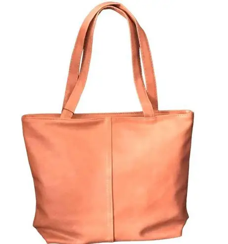 FAUX LEATHER SOFT LIGHT BROWN VERSATILE TRENDY SHOULDER BAG