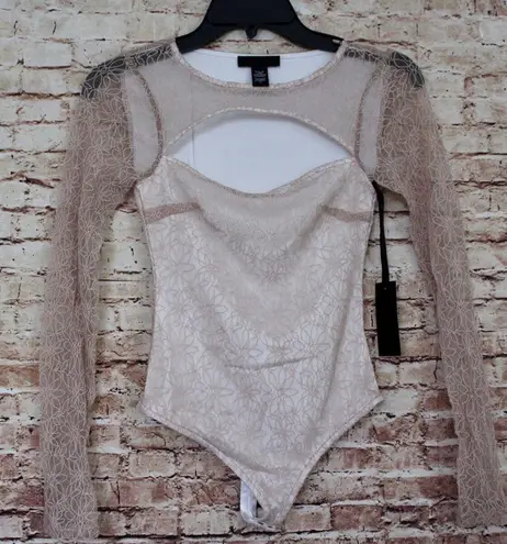 H:ours Host pick 🎉 | Jette Bodysuit Champagne lace floral