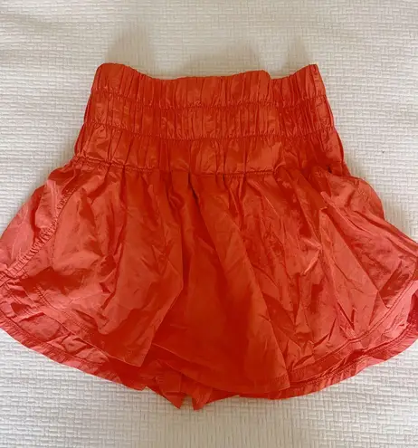 Free People Orange Skort