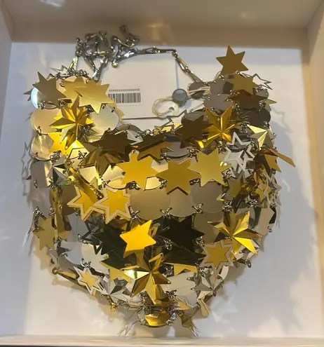 Paco Rabanne Rabanne Sparkle Stars-Embellished Hobo Bag