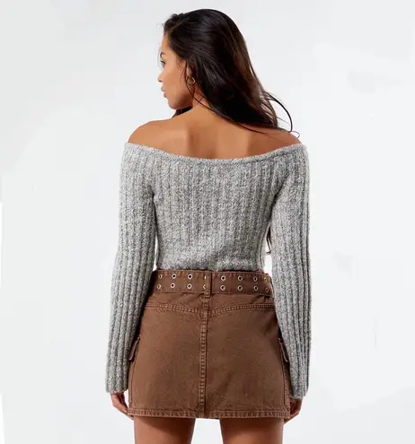 PacSun LA Hearts Miley Off-The-Shoulder Sweater