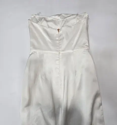 Nookie Emelie Strapless Gown in White