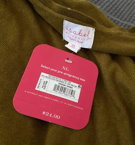 Isabel Maternity Lightweight Maternity Sweater - by Ingrid