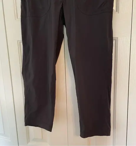 prAna  Summit Crop Pants Capri Sz Small Black Nylon Hiking Outdoors