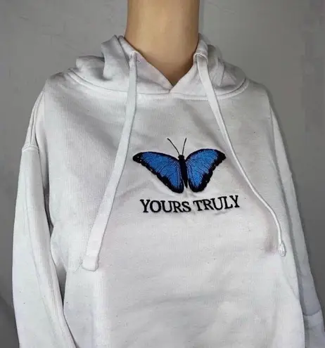 Butterfly hoodie White Size M