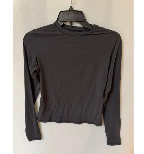 SKIMS Fits Everybody Long Sleeve Black Size Medium