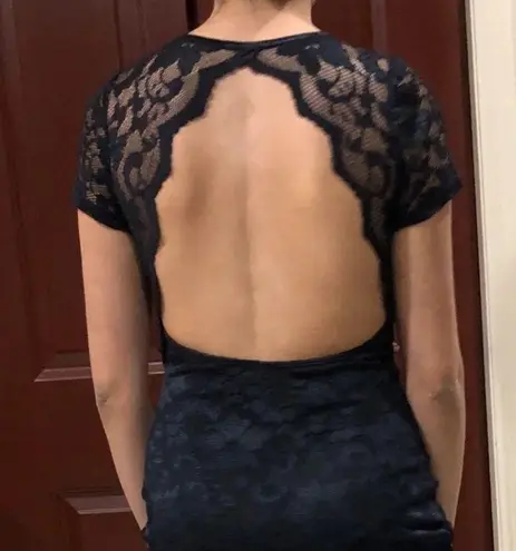 Honey and Rosie Little Black Lacey Dress