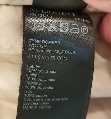 ALLSAINTS ππ Tyne Bomber Jacket ~ Dusty Pink