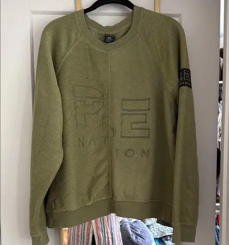 P.E Nation Women’s Olive Pullover Green Size M