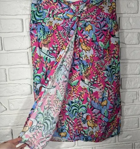 J. McLaughlin  Blakely Tropical Floral Pencil Skirt Size 6