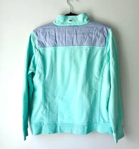 Vineyard Vines  Teal Shep Shirt Quarterzip