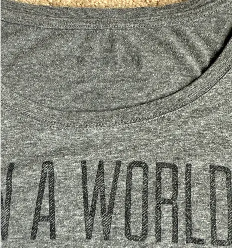 Stranger Things Ladies Grey Graphic T Slightly Oversized. Size Medium Gray