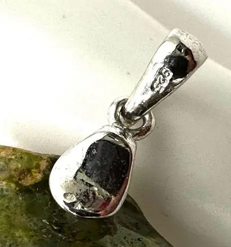 Dolphin unakite sterling silver pendant Green