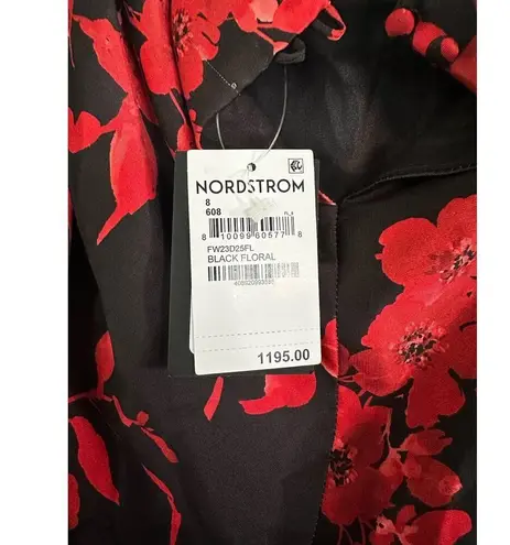 Puppets and Puppets Ringer Floral Print Draped Dress size 8