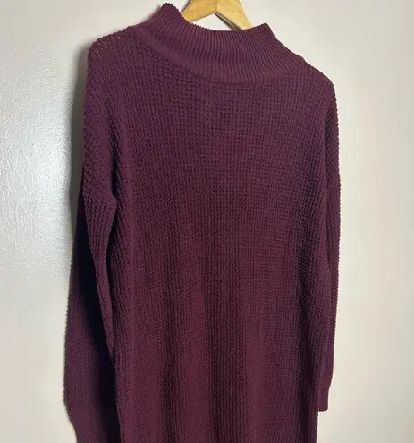 Mud Pie CLEARANCE! Burgundy Thick Sweater Dress Size L EUC