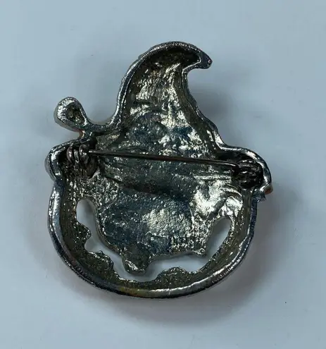 Halloween Orange Pumpkin Scarecrow Hat Jacko lantern Pin Brooch Jewelry