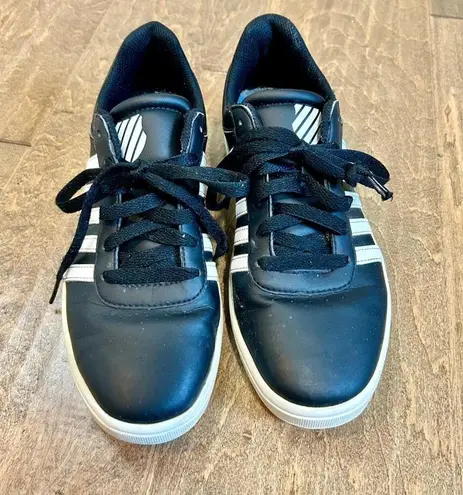 K-Swiss Women’s Court Pro Low Top Sneakers Athletic Shoe Black Size 8.5 EUC