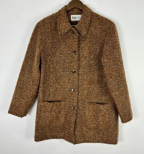 Da Rue Jacket M Brown Vintage 80s Preppy Old Money Academia Minimalist Boho Size M