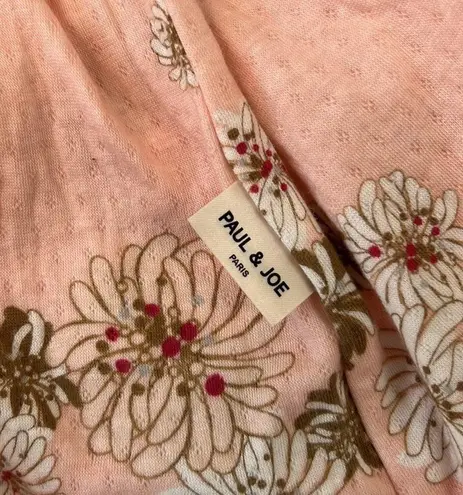 Paul & Joe pink midi t shirt dress. Long sleeve Ultra soft size medium