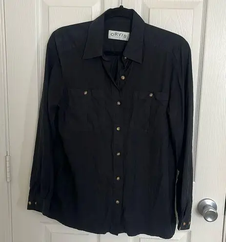 Orvis *VINTAGE*  100% Silk Button Up shirt