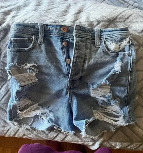 Hollister Holister Blue Jean Shorts