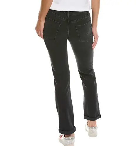Hudson NWT Black NICO Midrise Straight Ankle Jeans New Size 30 Distressed Denim