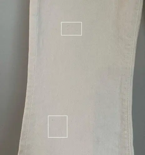 MOTHER Denim Mother The Looker Skinny Jeans in Cream For a Day 25 Ivory Distressed Low Rise