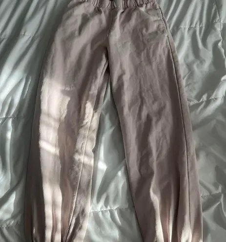 Brandy Melville light pink sweatpants