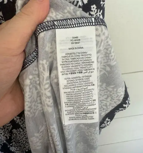 Boden Women’s 8R Blue Patterned Midi Dress Size 8