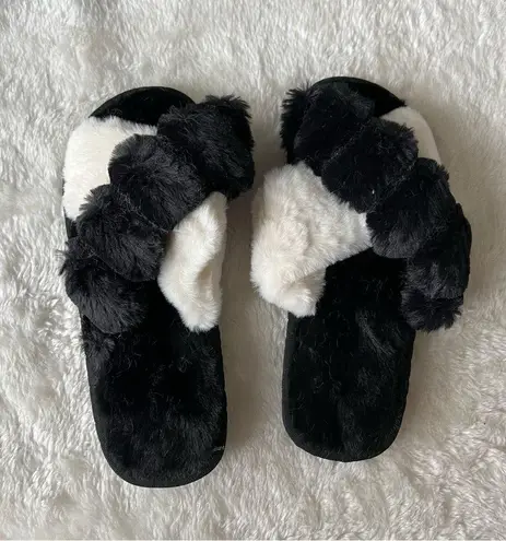 Boutique Fluffy color block slide Size 8 - Image 2