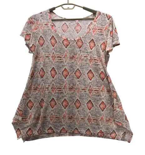 Fresh Produce  Tunic Top Orange 1X - Image 1