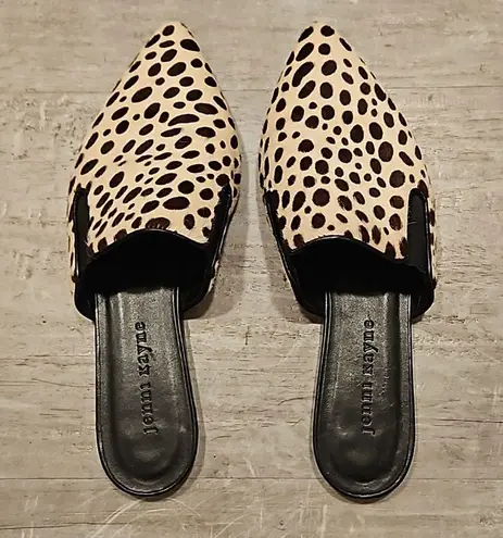 Jenni Kayne 💕💕 Pony Hair Mules ~ Cheetah Print EU 37.5