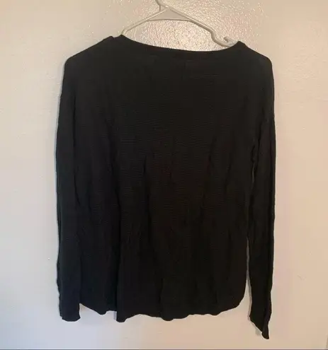 Calvin Klein Jeans  Crewneck Sweater Black Ribbed