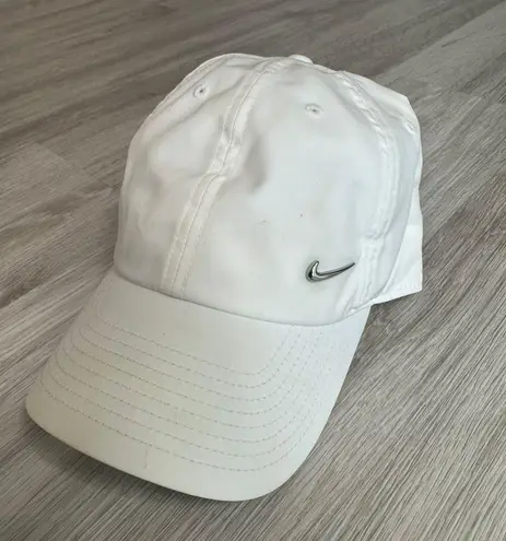 Nike White Athletic Hat