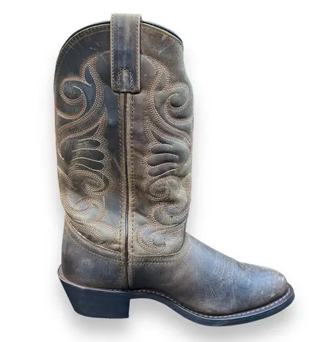 Laredo Bridget Round Toe Cowboy Womens Brown Dress Boots 51084 7.5M
