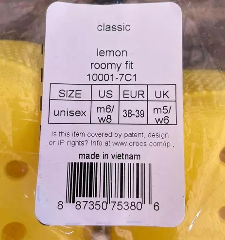 Crocs  Lemon Classic Clog - Image 6