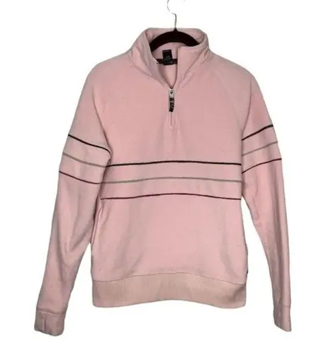 Burton Fleece Pullover Snowboard Quarter Zip Pink Womehs Size Small