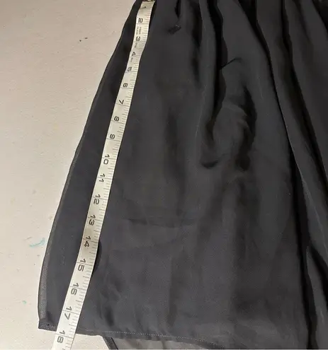 Blue juice XS Black assymetrical dress with zipper and lining