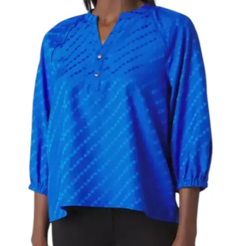 Karl Lagerfeld Paris MEDIUM Sunglass Jacquard Blouse