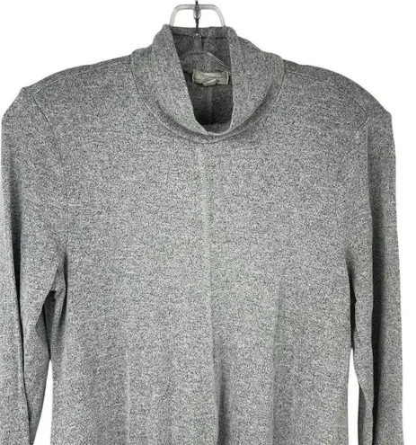cupio blush Women's Gray Asymmetrical Cowl Neck Sweater Size M