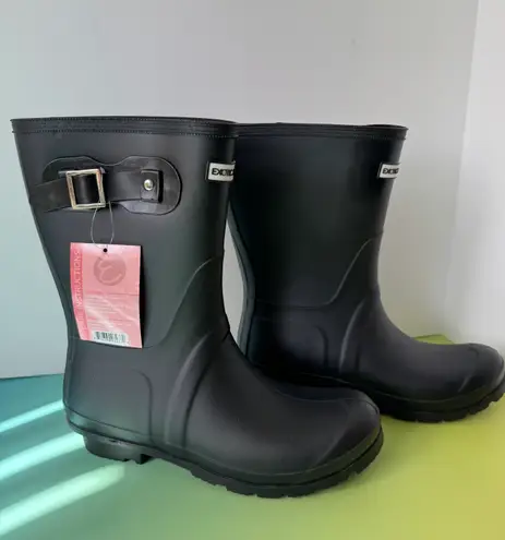 Rain/Gardening Boots, Size 8 Black